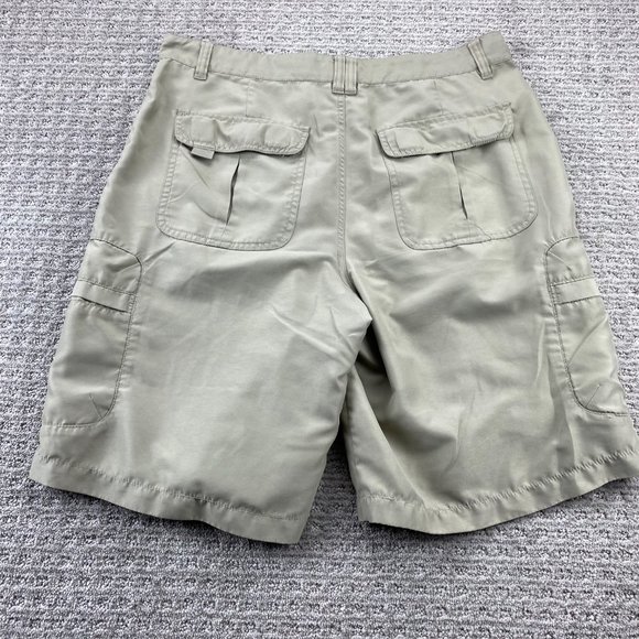 Gotcha Sports Shorts Men 36 Brown Chino Short Pants Activewear Polyester Casual - Picture 9 of 15